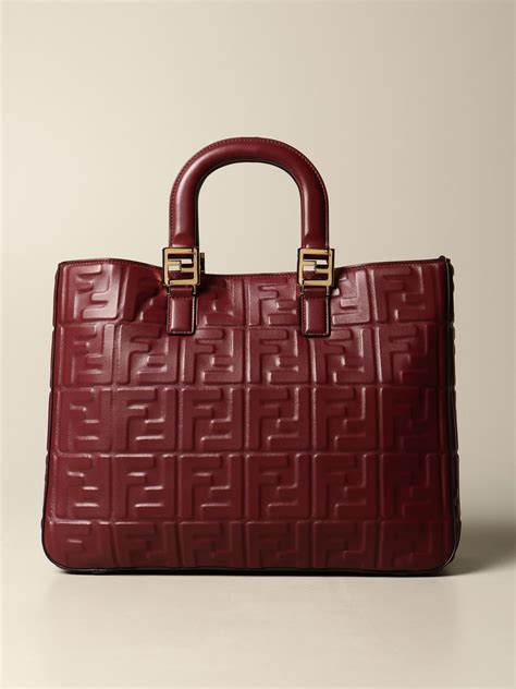 borse fendi logo classiche|borse donna fendi it.